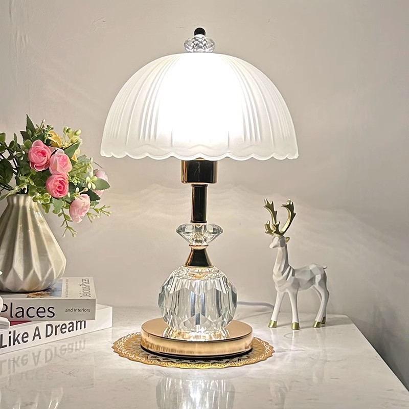 Desk Lamp - Хрустальная настольная лампа, элитная, стильная, простая,