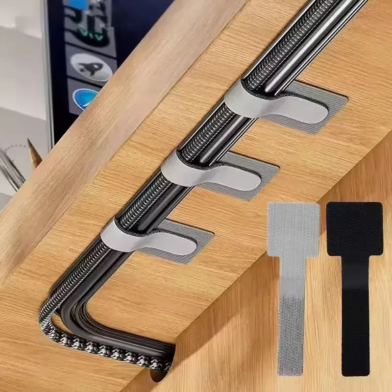 Desk Organizer - Многоразовые кабельные стяжки для фиксации проводов,